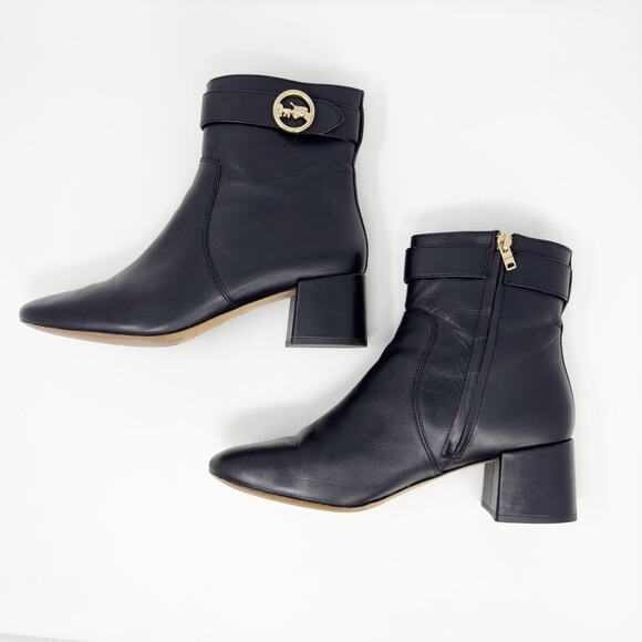 Coach Black Leather Tania Bootie 9.5 - Picture 10 of 14